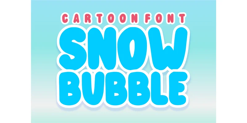 Snow Bubble Font by anamalmusyaffaCreative — Display Font