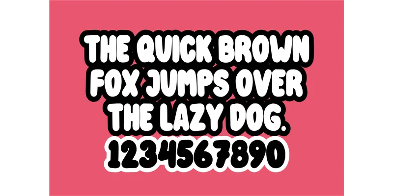 Snow Bubble Font by anamalmusyaffaCreative — Display Font — thumbnail 4