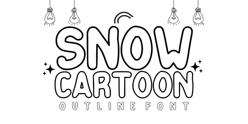 Snow Cartoon Font by TaralArt — Display Font