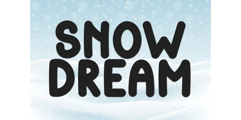 Snow Dream Font by FreshTypeINK — Display Font
