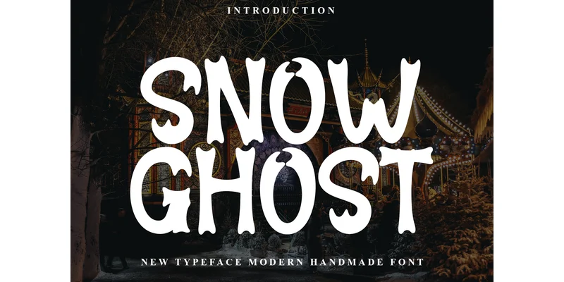 Snow Ghost Font by Inermedia STUDIO — Display Font