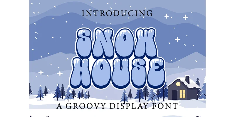 Snow House Font by Densu Creative — Display Font