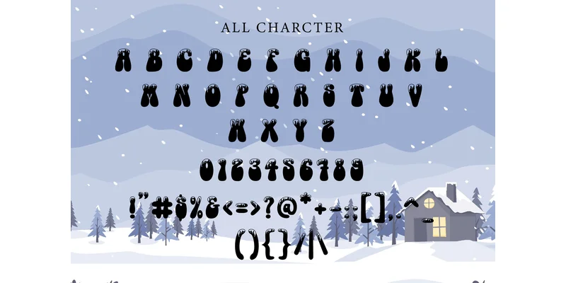 Snow House Font by Densu Creative — Display Font — thumbnail 6