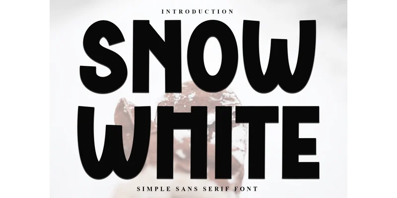 Snow White Font by FreshTypeINK — Display Font