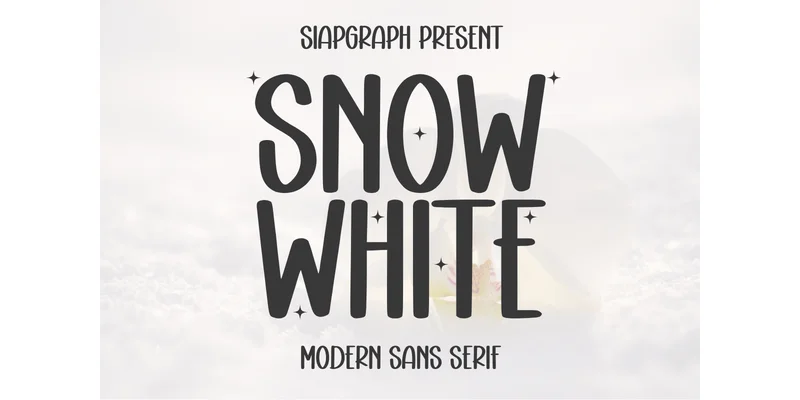 Snow White Font by SiapGraph — Sans Serif Font
