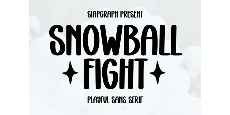 Snowball Fight Font by SiapGraph — Sans Serif Font