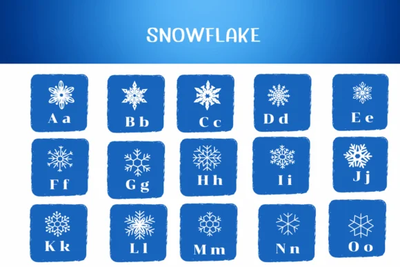 Snowflake by Ketsarin — Dingbats Font — thumbnail 2