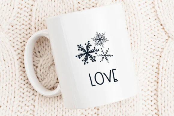 Snowflake Christmas by Sirinart — Dingbats Font — thumbnail 5