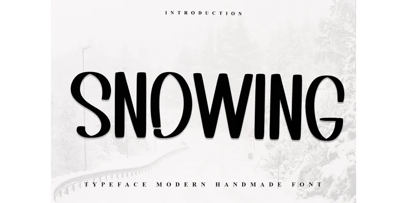 Snowing Font by Inermedia STUDIO — Sans Serif Font