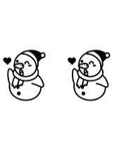 Snowman Christmas by Heartcraft Atelier — Dingbats Font — thumbnail 8