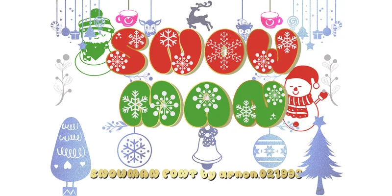 Snowman Font by arnon.021993 — Display Font
