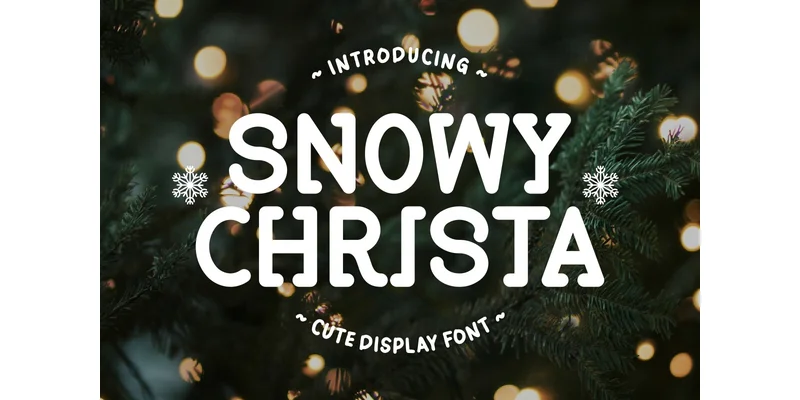 Snowy Christa Font by Pian45 — Display Font