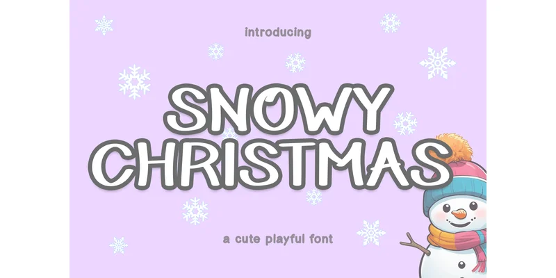 Snowy Christmas Font by RenatoRi Designs — Display Font
