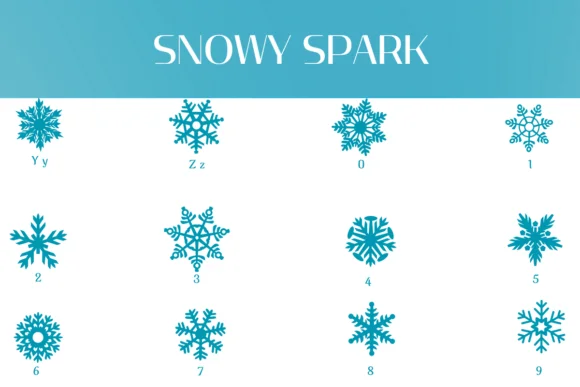 Snowy Spark by Heartcraft Atelier — Dingbats Font — thumbnail 4