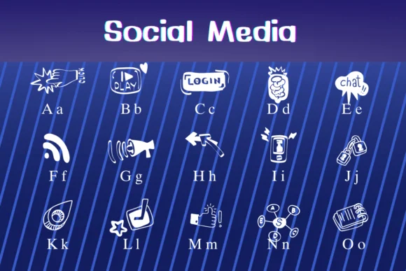 Social Media by Nongyao — Dingbats Font — thumbnail 2
