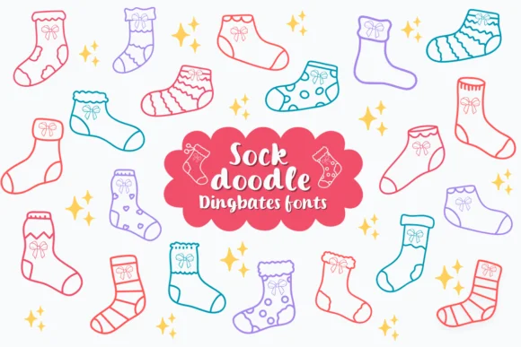 Sock Doodle by Natchuta — Dingbats Font