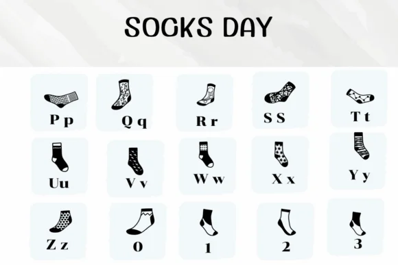 Socks Day by Ketsarin — Dingbats Font — thumbnail 3