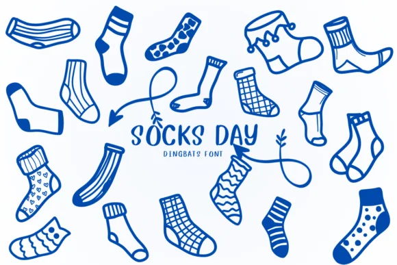 Socks Day by CHANOK — Dingbats Font