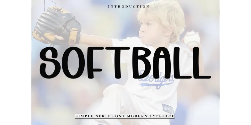 Softball Font by FreshTypeINK — Display Font