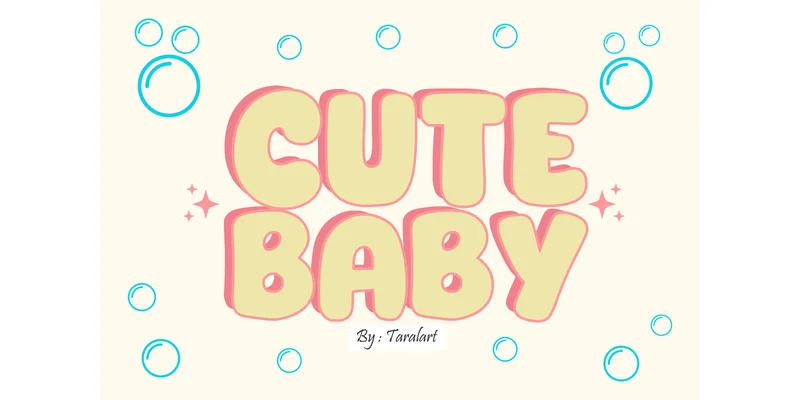 Softbubbles Regular Font by TaralArt — Display Font — thumbnail 2