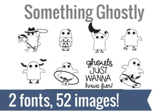 Something Ghostly Dingbats by Illustration Ink — Dingbats Font