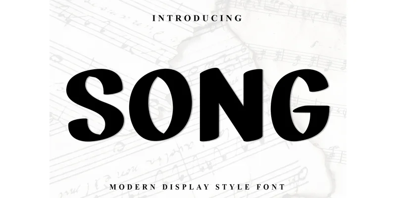 Song Font by Inermedia STUDIO — Display Font