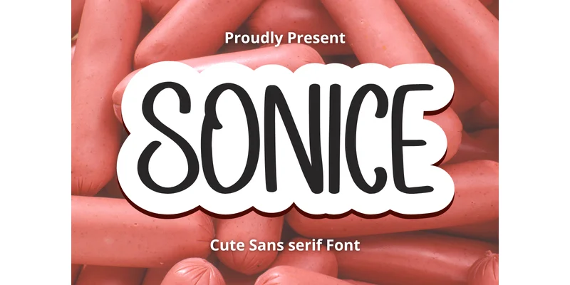 Sonice Font by Minimalist Eyes — Sans Serif Font