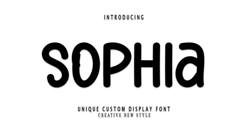 Sophia Font by PAYJHOshop — Display Font