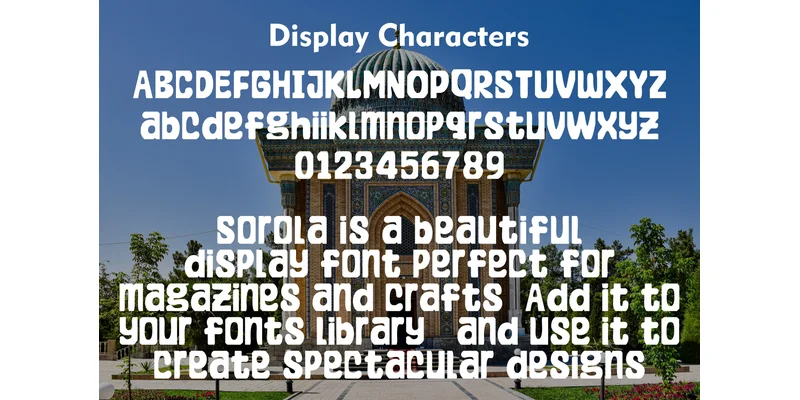 Sorola Font by mhd.usman00 — Display Font — thumbnail 3