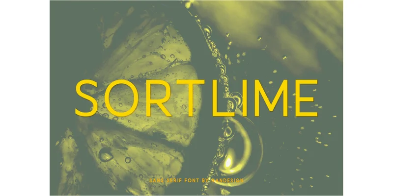 Sortlime Font by Nan Design — Sans Serif Font