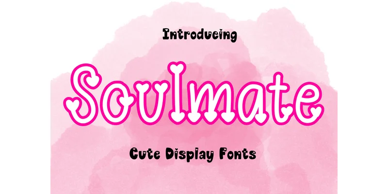 Soulmate Font by Bassoonartwork — Display Font