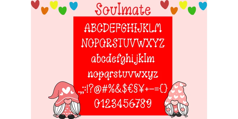 Soulmate Font by Bassoonartwork — Display Font — thumbnail 8