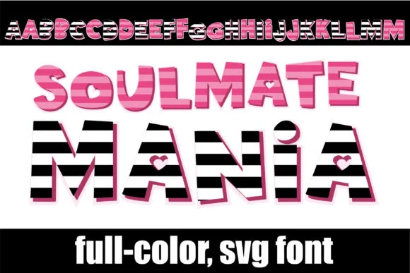 Soulmate-mania by Illustration Ink — Color Fonts Font