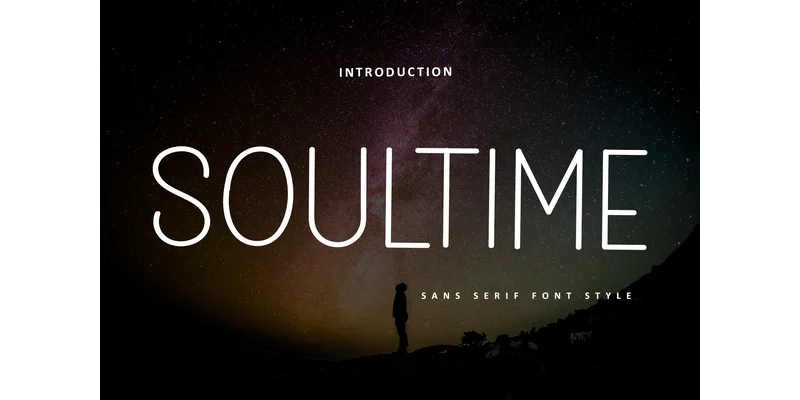 Soultime Font by FreshTypeINK — Sans Serif Font