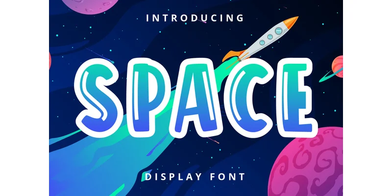 Space Font by nicetrip7 — Display Font
