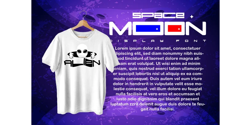 Space Moon Font by Patlot Digital.Studio — Display Font — thumbnail 2