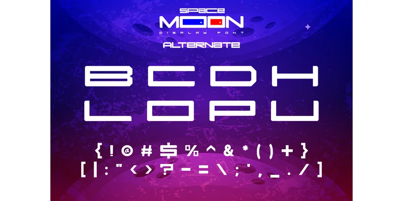 Space Moon Font by Patlot Digital.Studio — Display Font — thumbnail 8