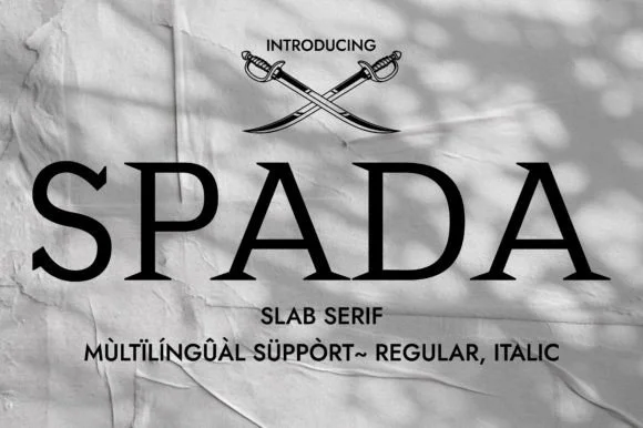 Spada by Minimalistartstudio — Slab Serif Font