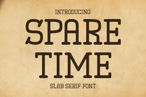 Spare Time by Damai (7NTypes) — Slab Serif Font