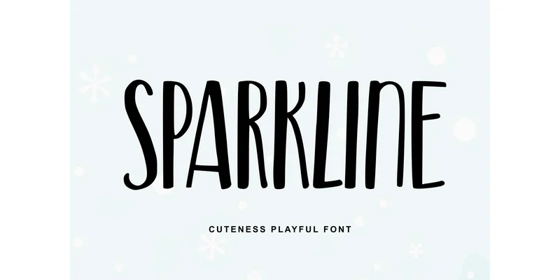 Sparkline Font by Abodaniel — Display Font