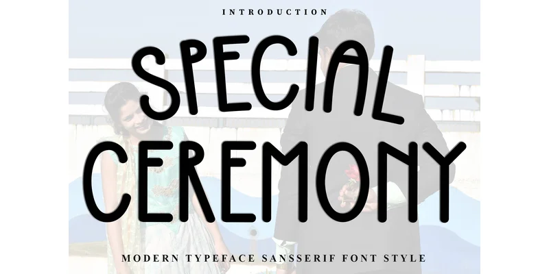 Special Ceremony Font by FreshTypeINK — Sans Serif Font
