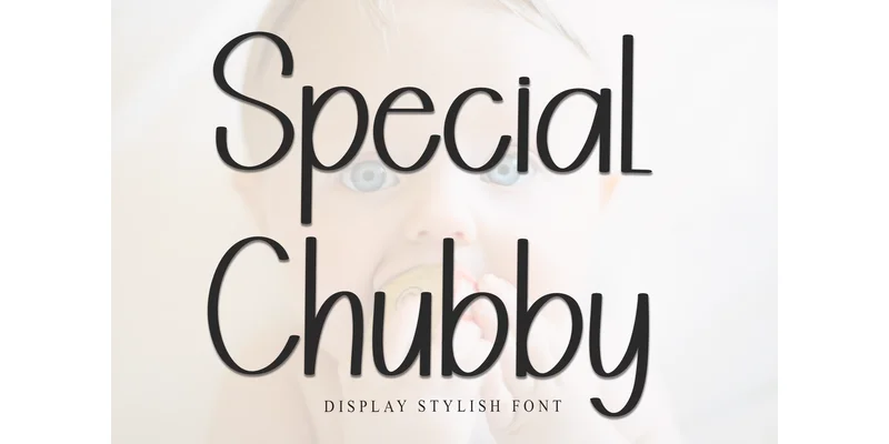 Special Chubby Font by FreshTypeINK — Sans Serif Font