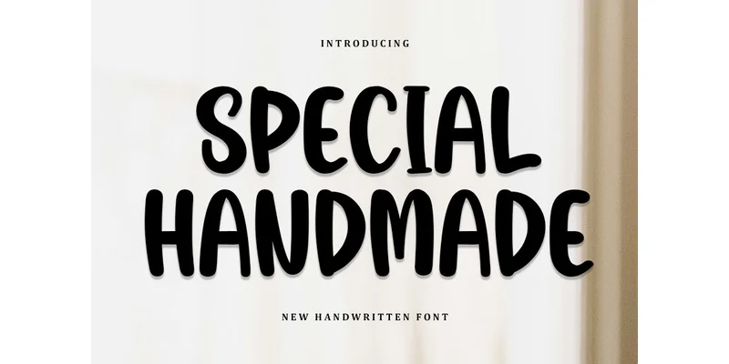 Special Handmade Font by FreshTypeINK — Sans Serif Font