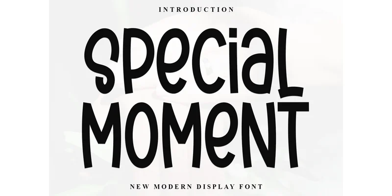 Special Moment Font by PiPi Creative — Display Font