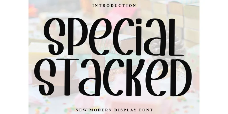 Special Stacked Font by Inermedia STUDIO — Display Font