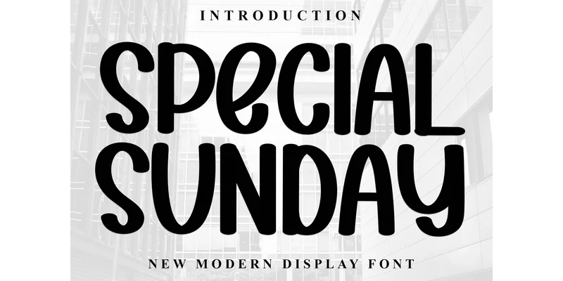 Special Sunday Font by Inermedia STUDIO — Sans Serif Font