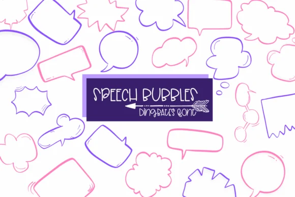 Speech Bubble by Sirinart — Dingbats Font