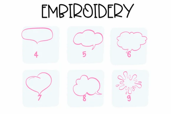 Speech Bubble by Sirinart — Dingbats Font — thumbnail 4