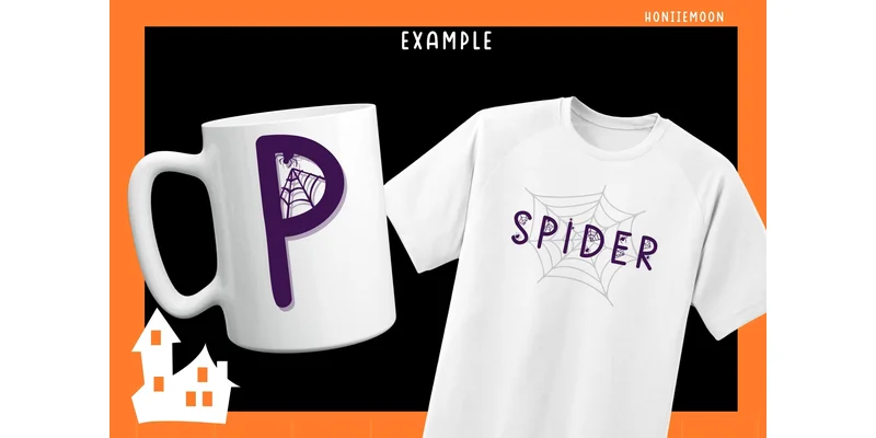 Spider Halloween Font by Honiiemoon — Display Font — thumbnail 5