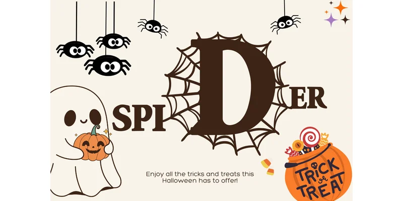 Spider Web Halloween Font by PraewDesigns by PraewDesigns — Decorative Font — thumbnail 2